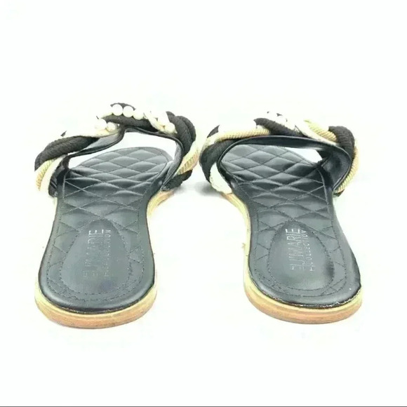 The jmarie collection sandals 38 8 black beaded - Picture 5 of 12